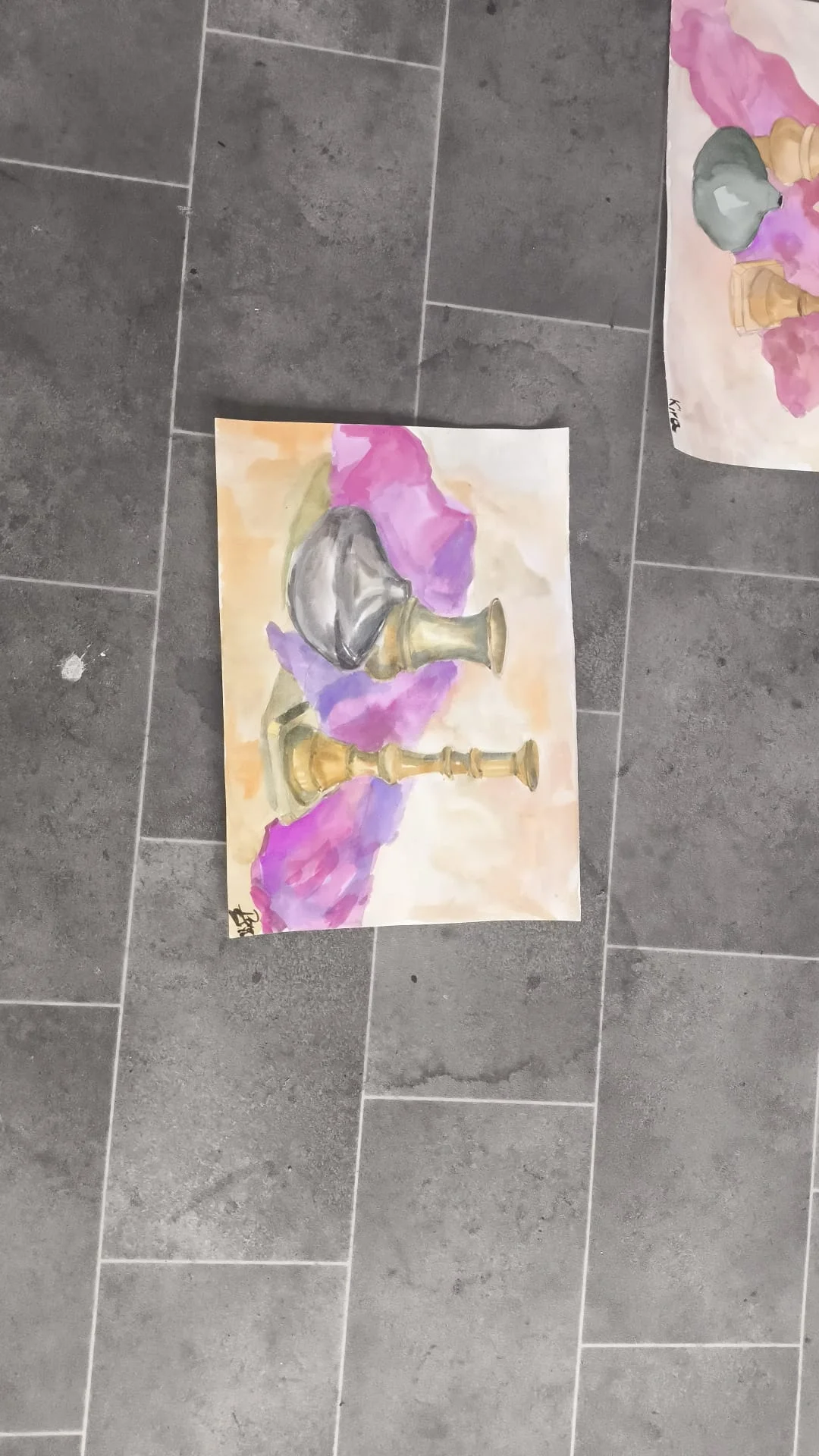 Farben der Fantasie - Fineliner und Aquarell auf Papier