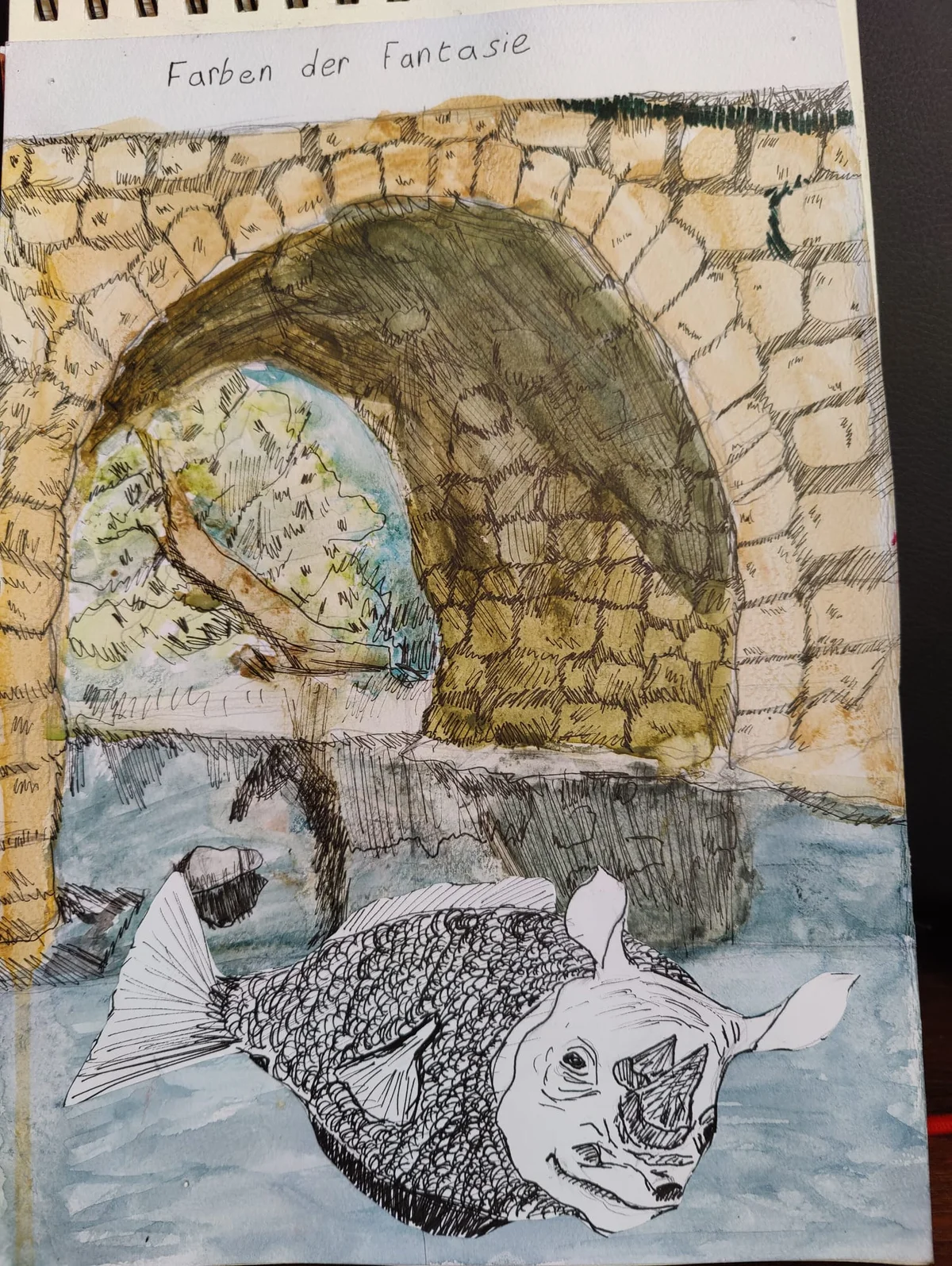 Farben der Fantasie II - Grafische Detailstudie